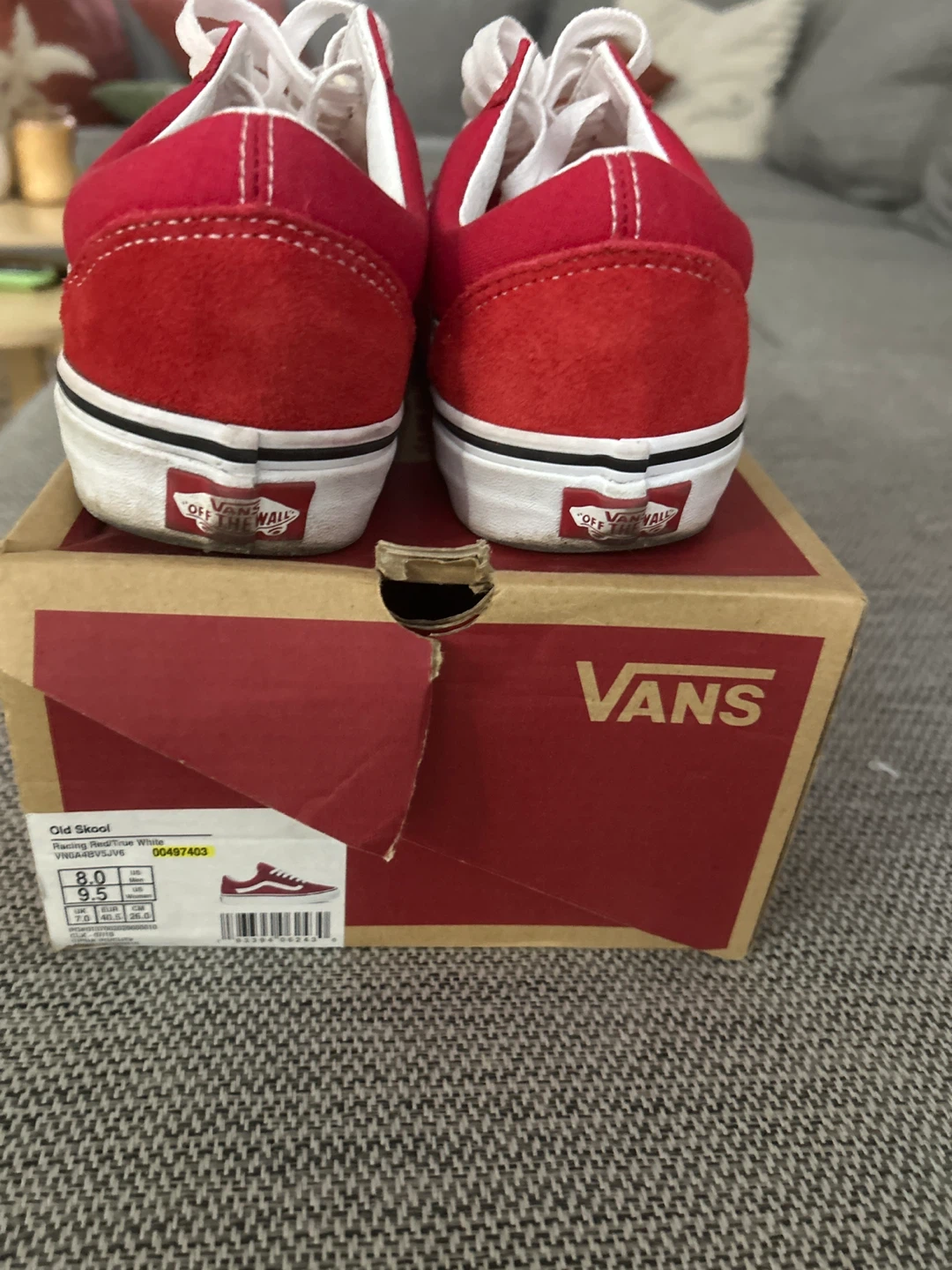 Vans Old Skool Red Suede Sneakers ⚽️ - photo 3