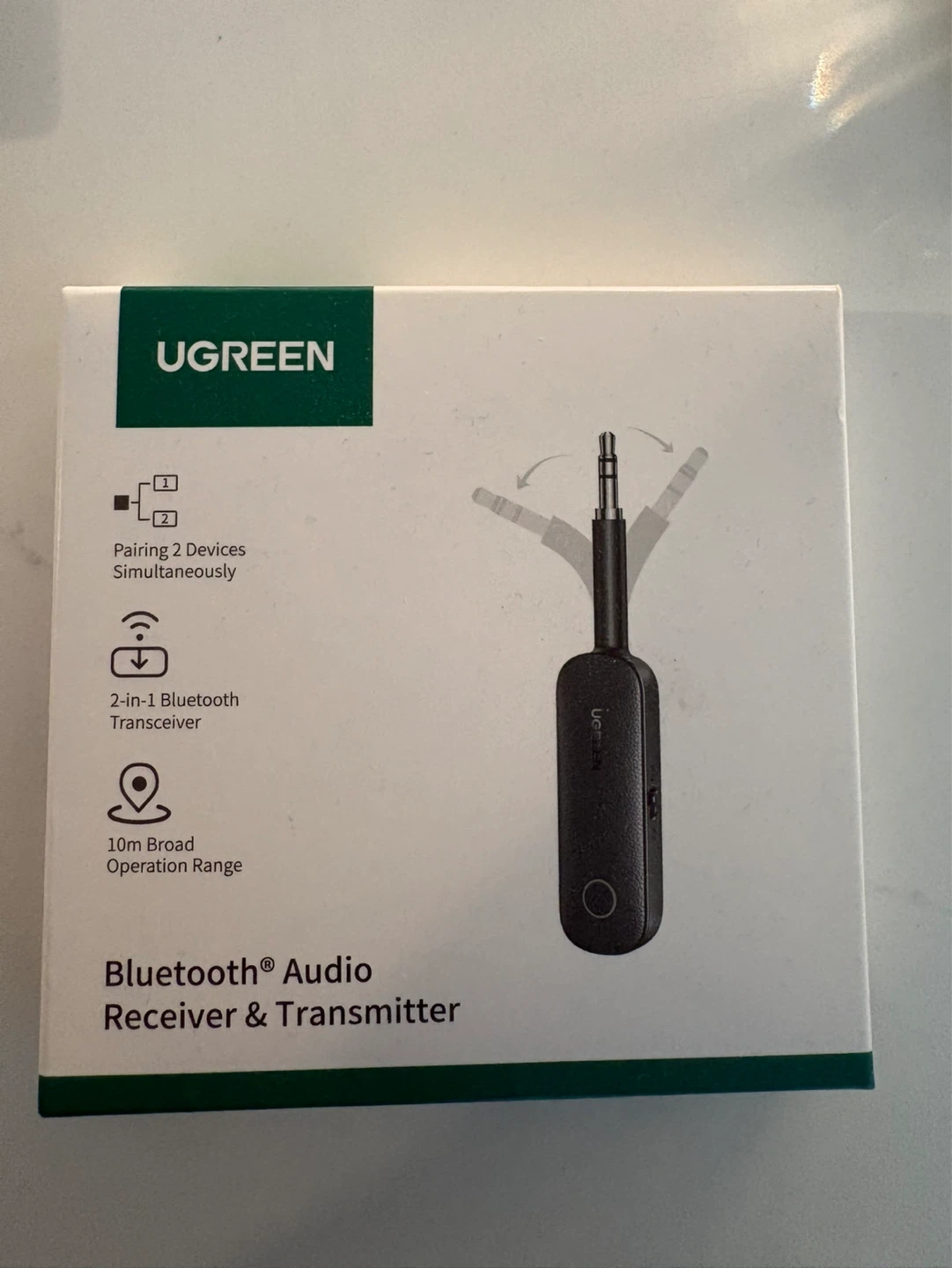 UGREEN 2-in-1 Bluetooth Audio Receiver & Transmitter