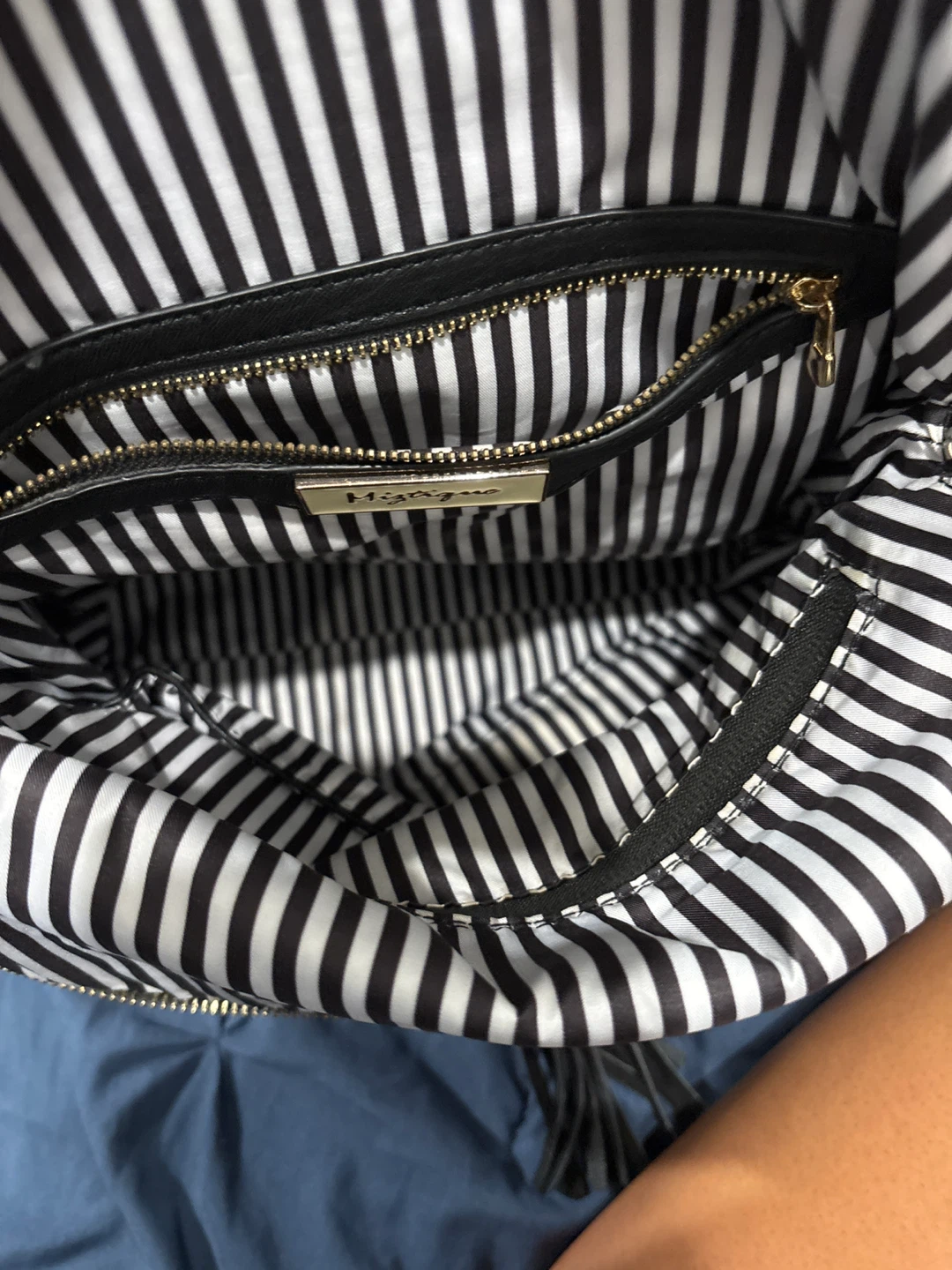Black Miztique Backpack Purse with Tassel - photo 4