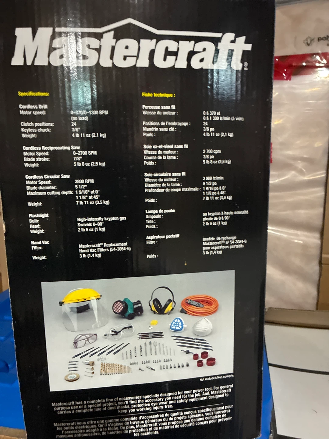 Mastercraft 14.4 V Combo Kit 5 Cordless Tools - photo 3