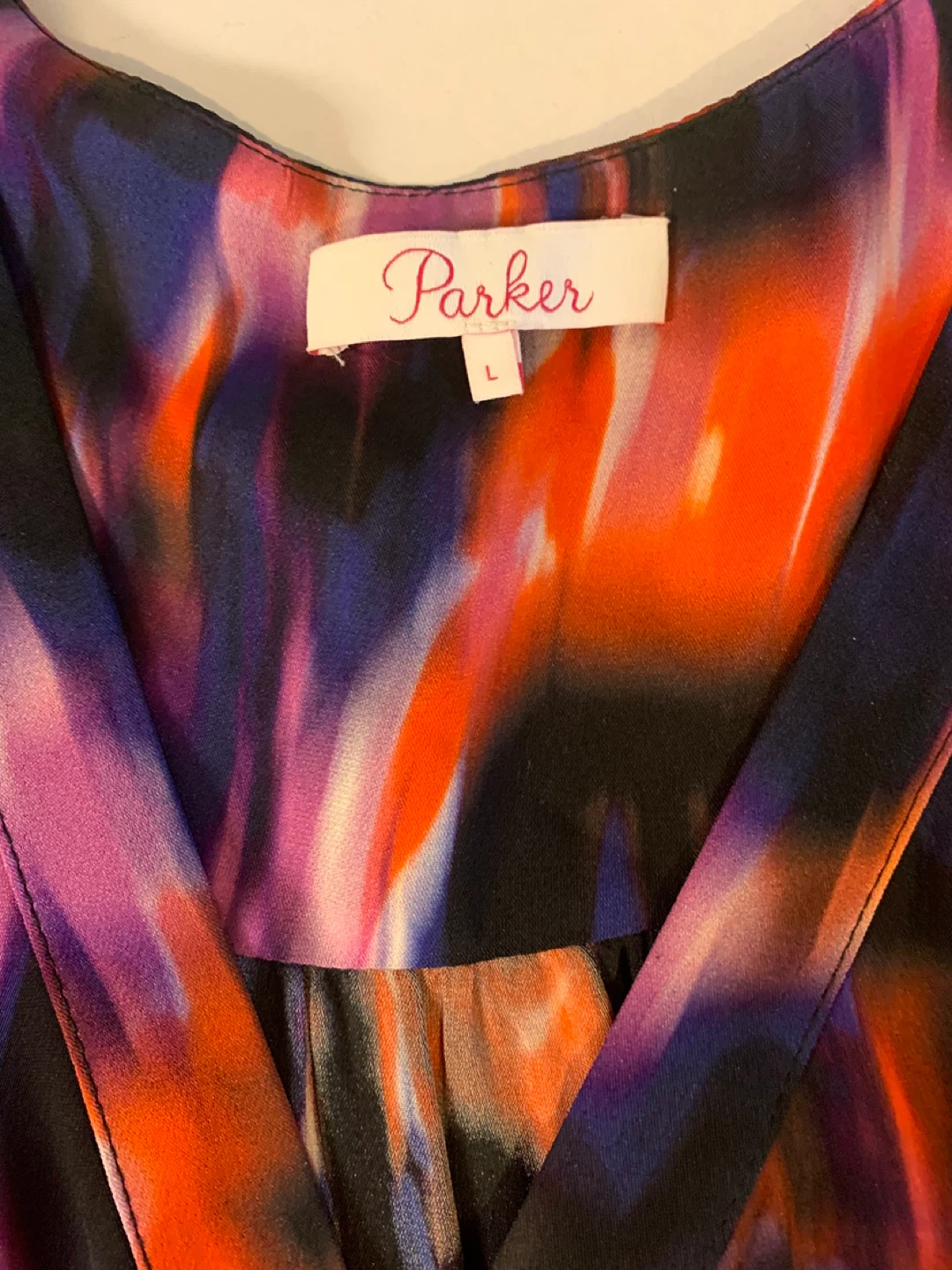 ⚽️ Parker Tie-Front Silk Blouse - photo 4