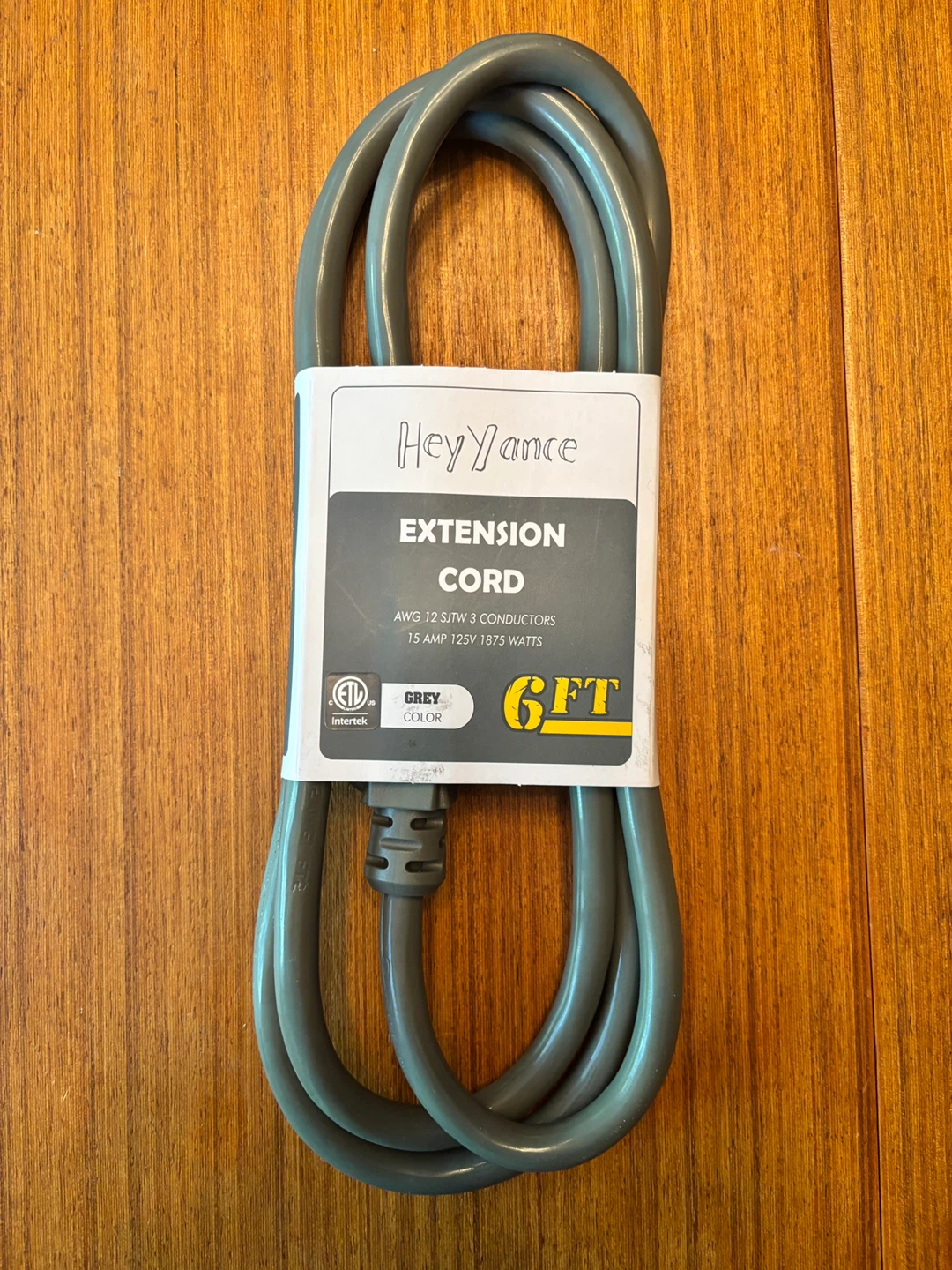 HeyYance 6FT Extension Cord - BRAND NEW