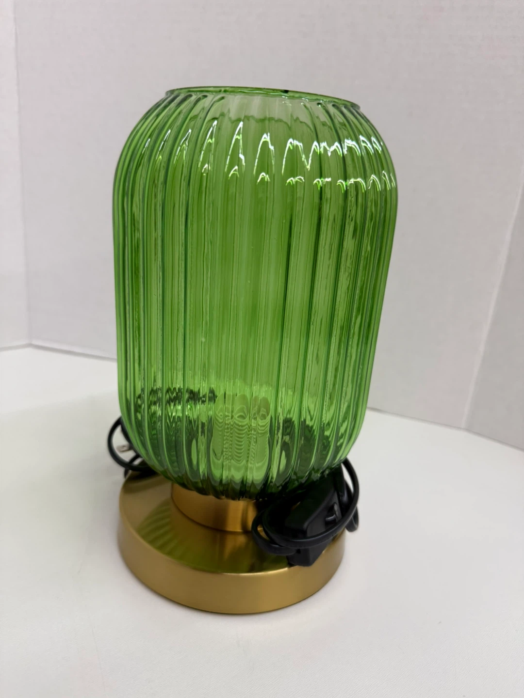 Glass Table Lamp Mid Century Modern