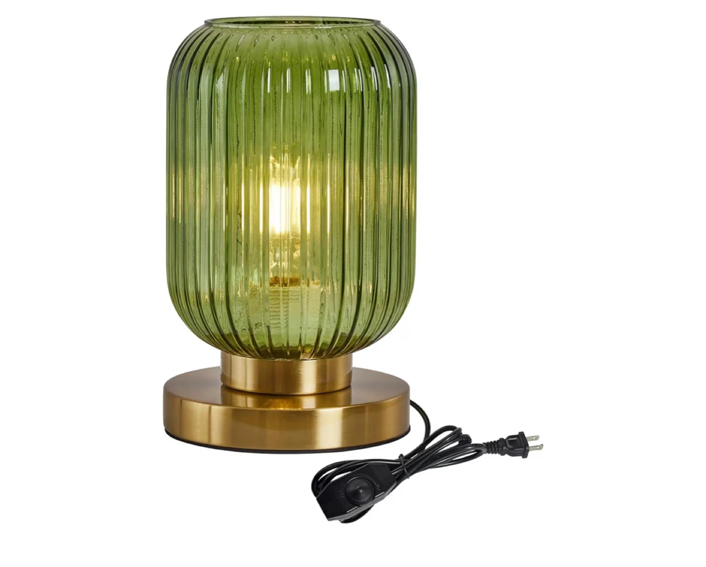 Glass Table Lamp Mid Century Modern - photo 2