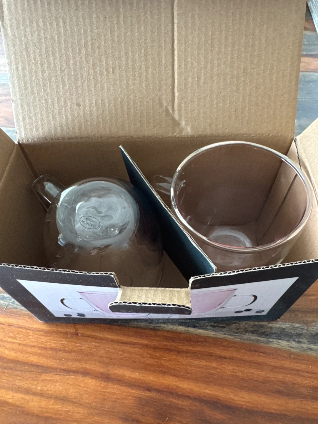 Set of 2 Double Wall Glass Mugs ⚽️ - photo 2