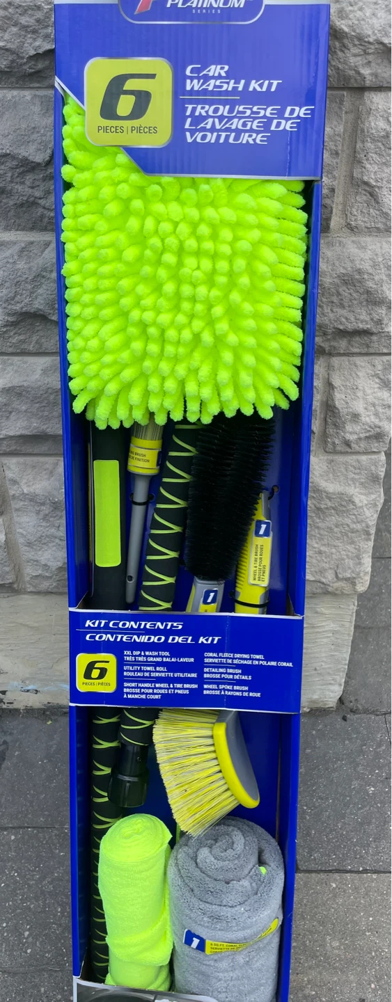 Platinum Series 6 Piece Car Wash Kit