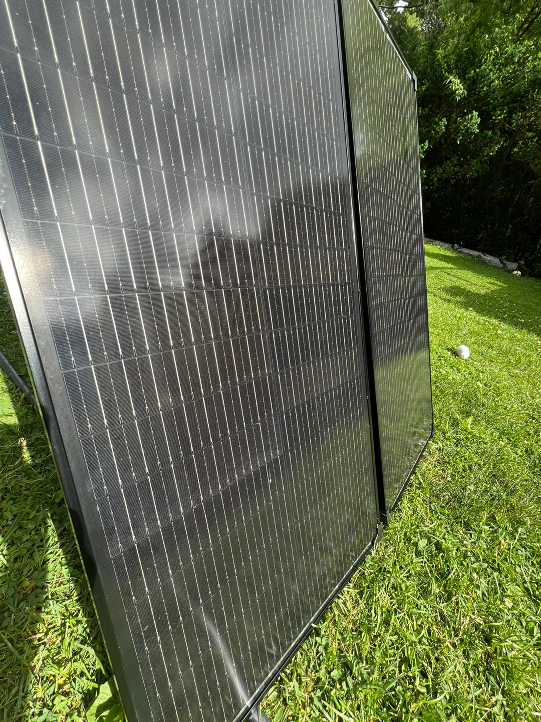 Solar Panel set of 2 panels plus controller without wires - photo 3
