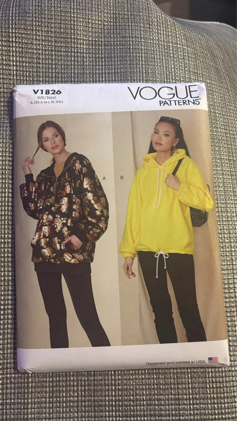 Hoodie Sewing Pattern - Sweatshirt DIY Sewing Crafts