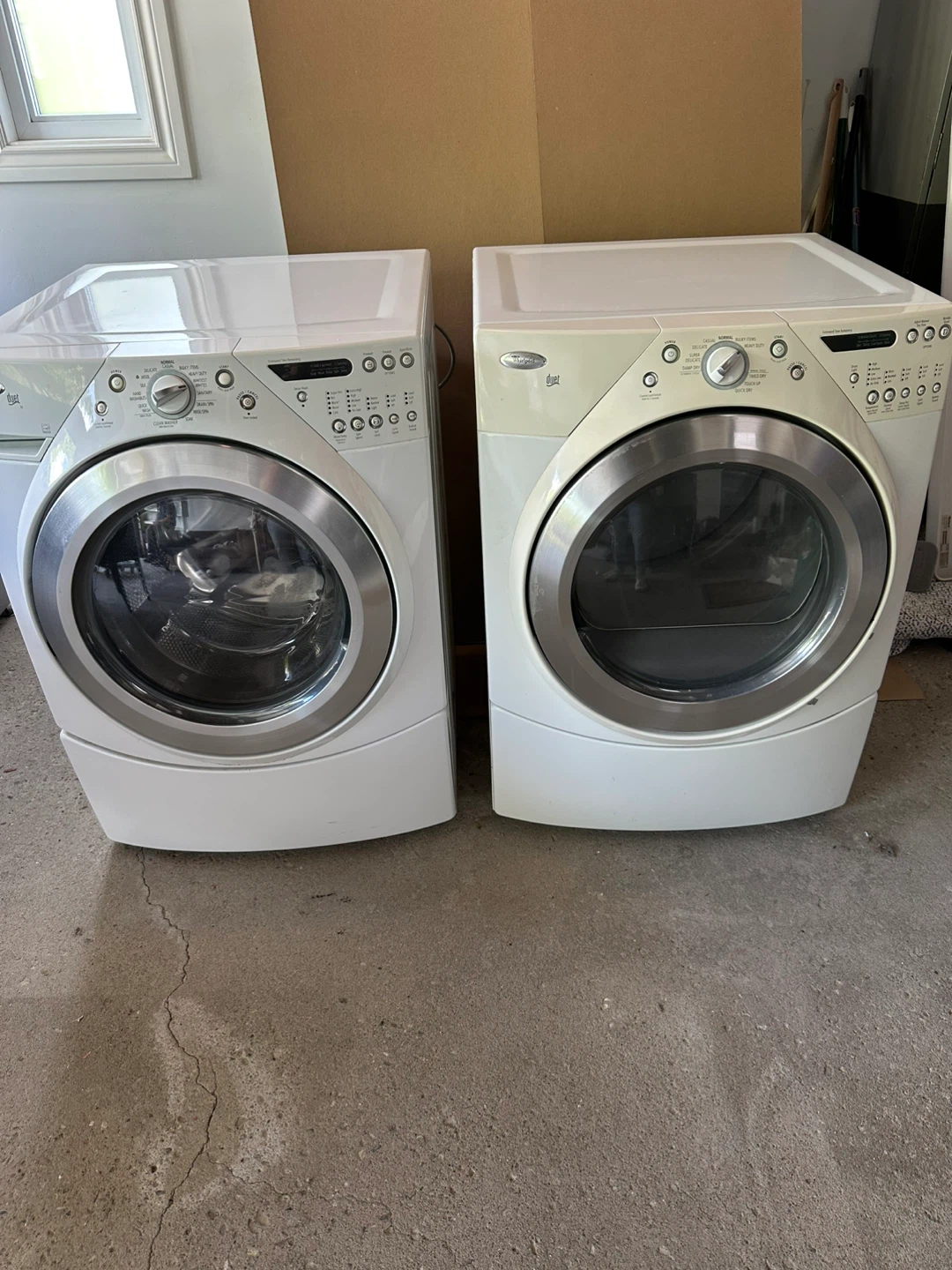 Used washer and dryer