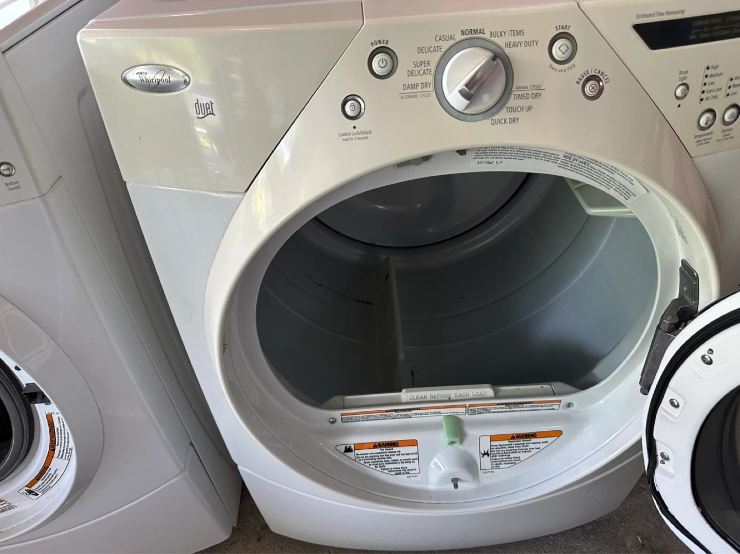 Used washer and dryer - photo 2