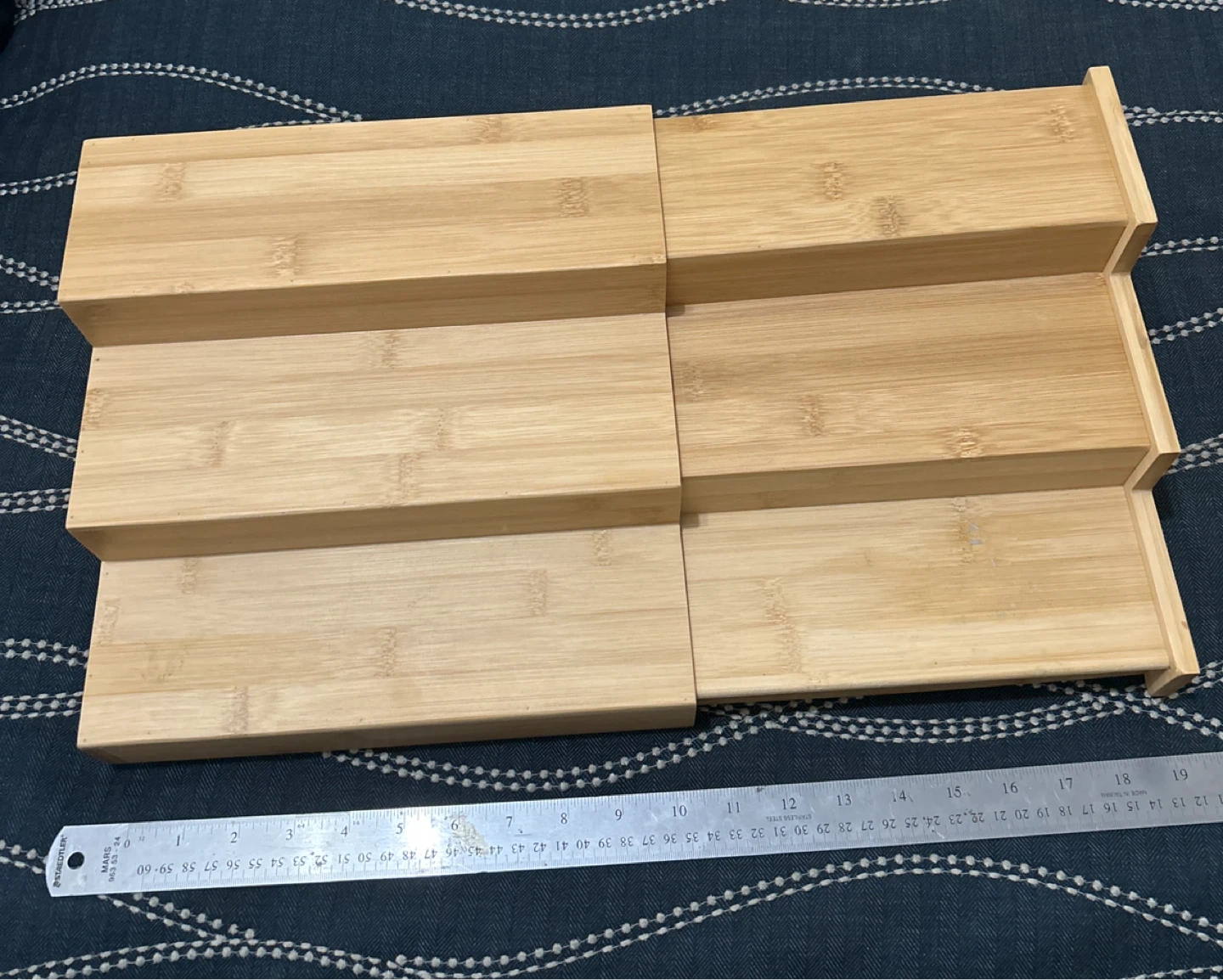 Bamboo Wooden 3-Tier Spice Shelf Organizer ⚽️