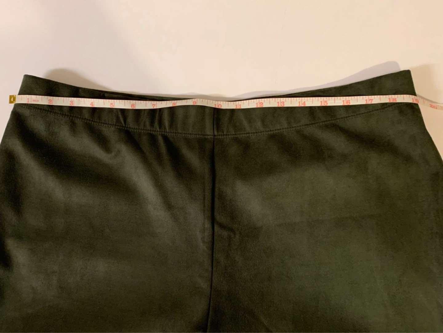 ⚽️ KIM & CO. Women's Faux Suede Pants - Olive Green - XXXL - photo 4