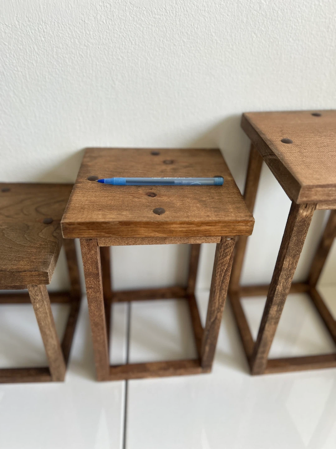 Wooden Display Stands (Set of 3) - photo 3