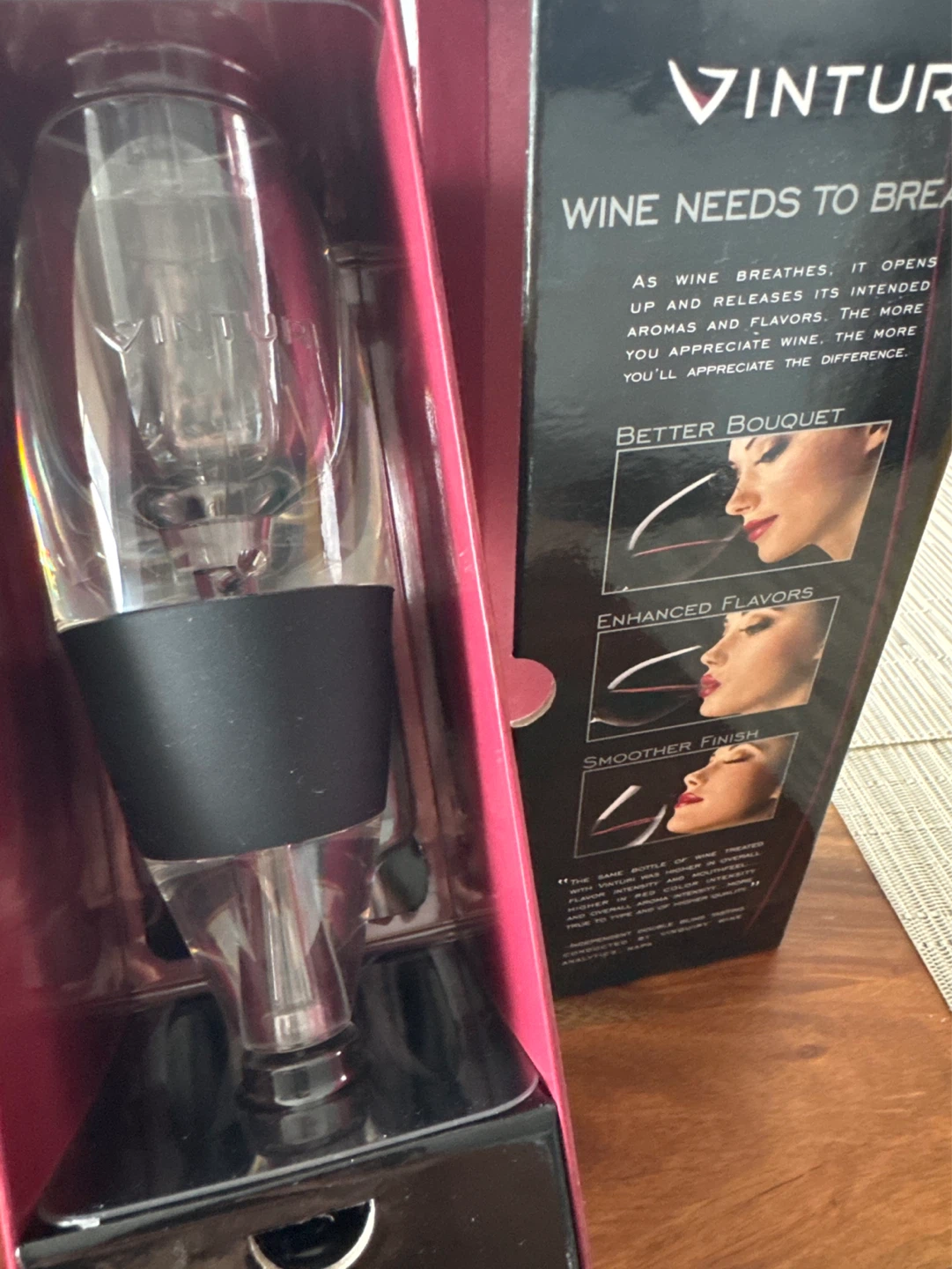 VINTURI Essential Wine Aerator BNIB ⚽️