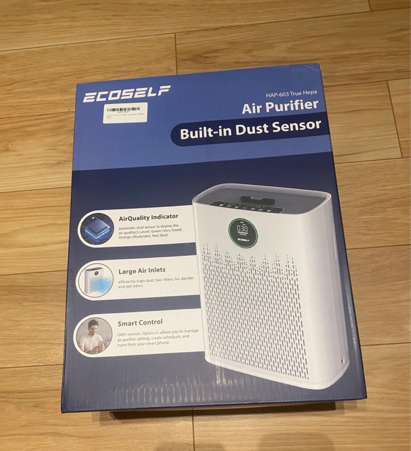 ⚽ ECOSELF HAP-603 True Hepa Air Purifier - photo 4