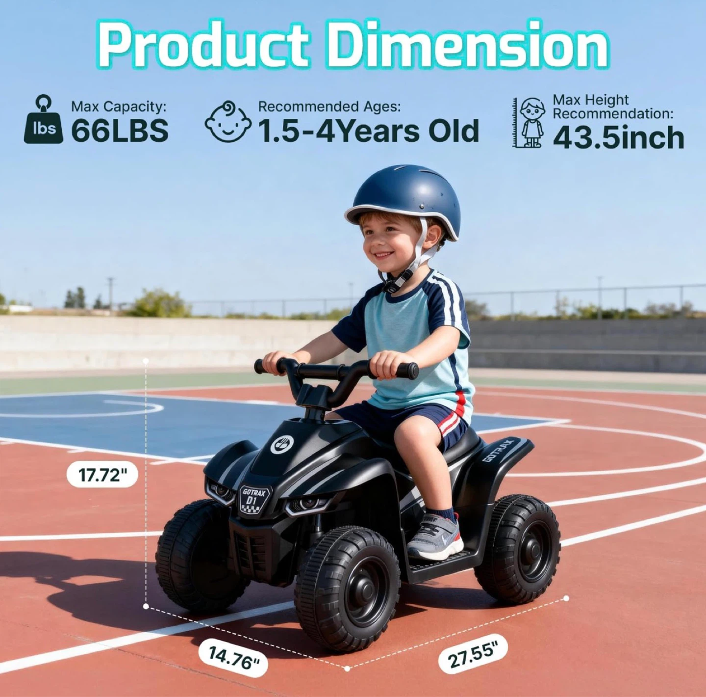 Brand new Gotrax RT1 Kids ATV Ride-On - photo 2