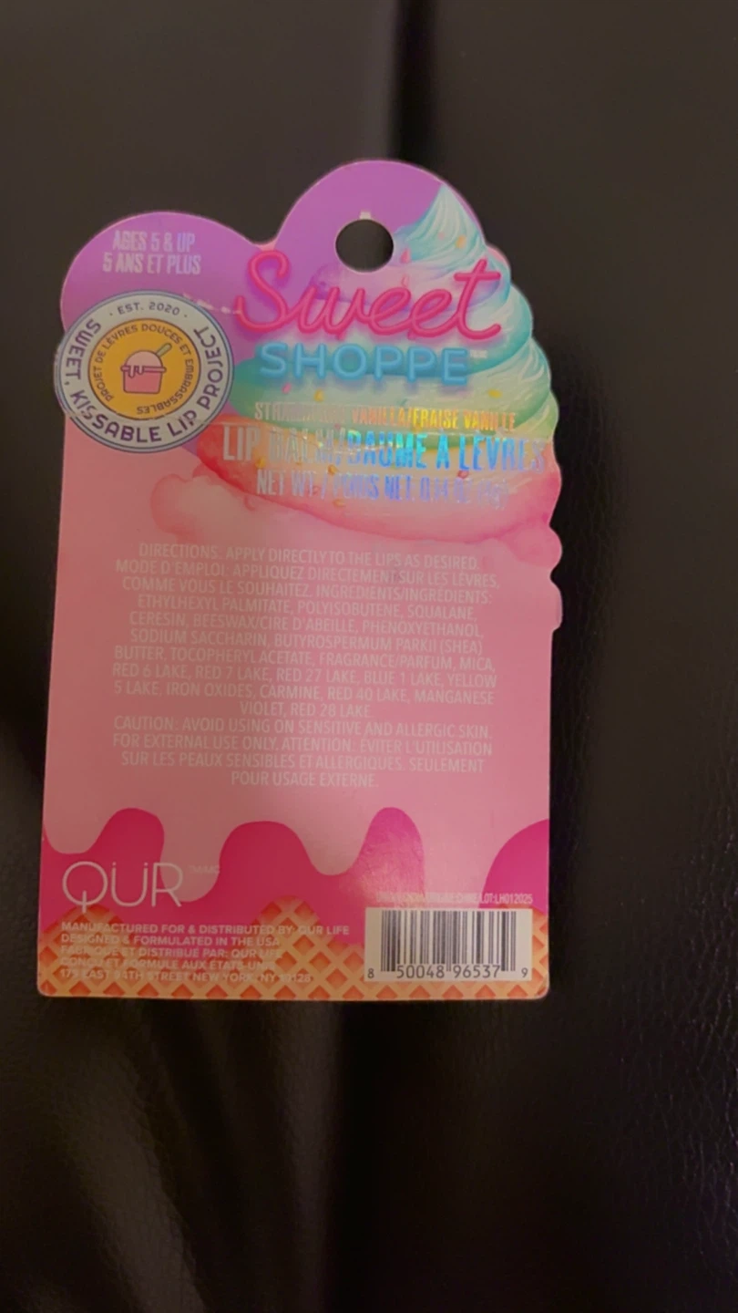 ⚽ Sweet Shoppe Strawberry Vanilla Lip Balm - photo 2