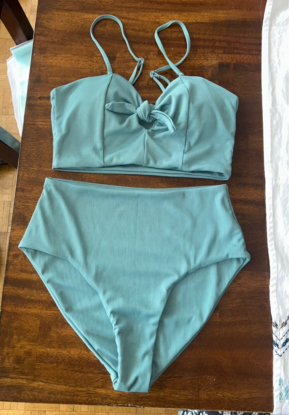 ZAFUL Ribbed High Waist Bikini Set - photo 4