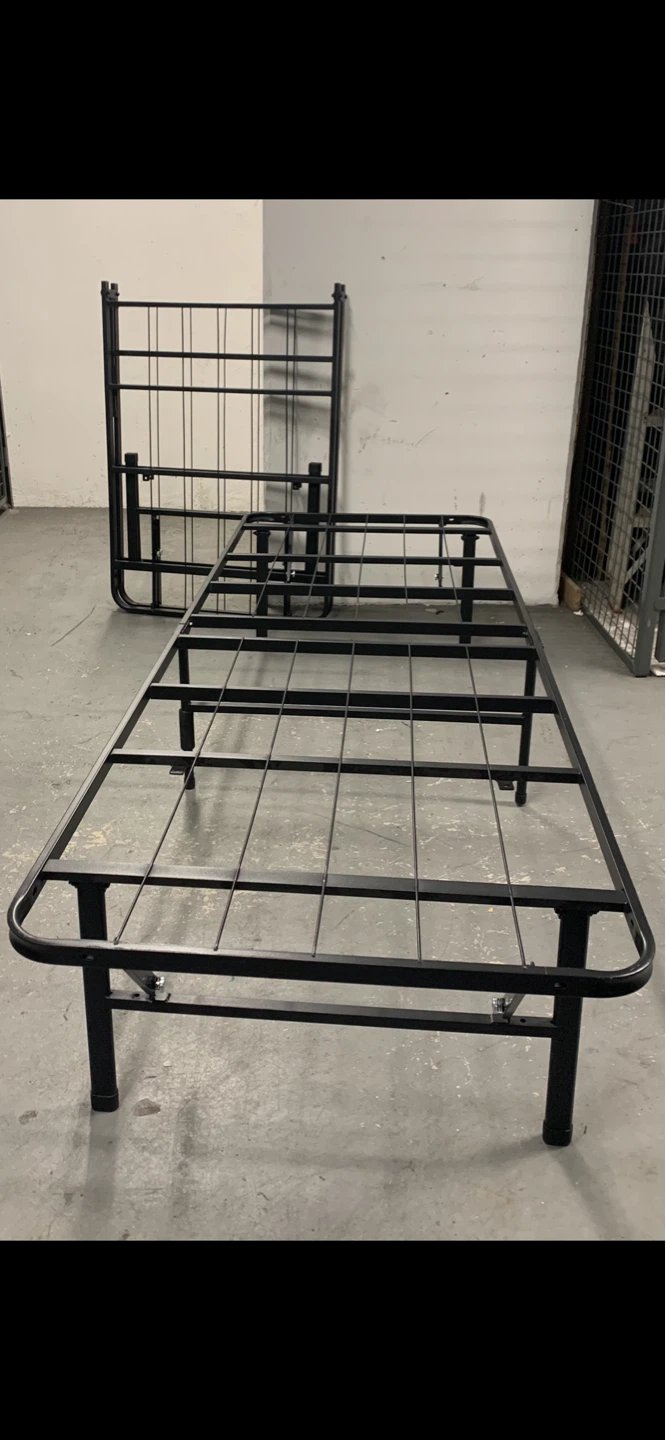 2 Twin Foldable Metal Beds