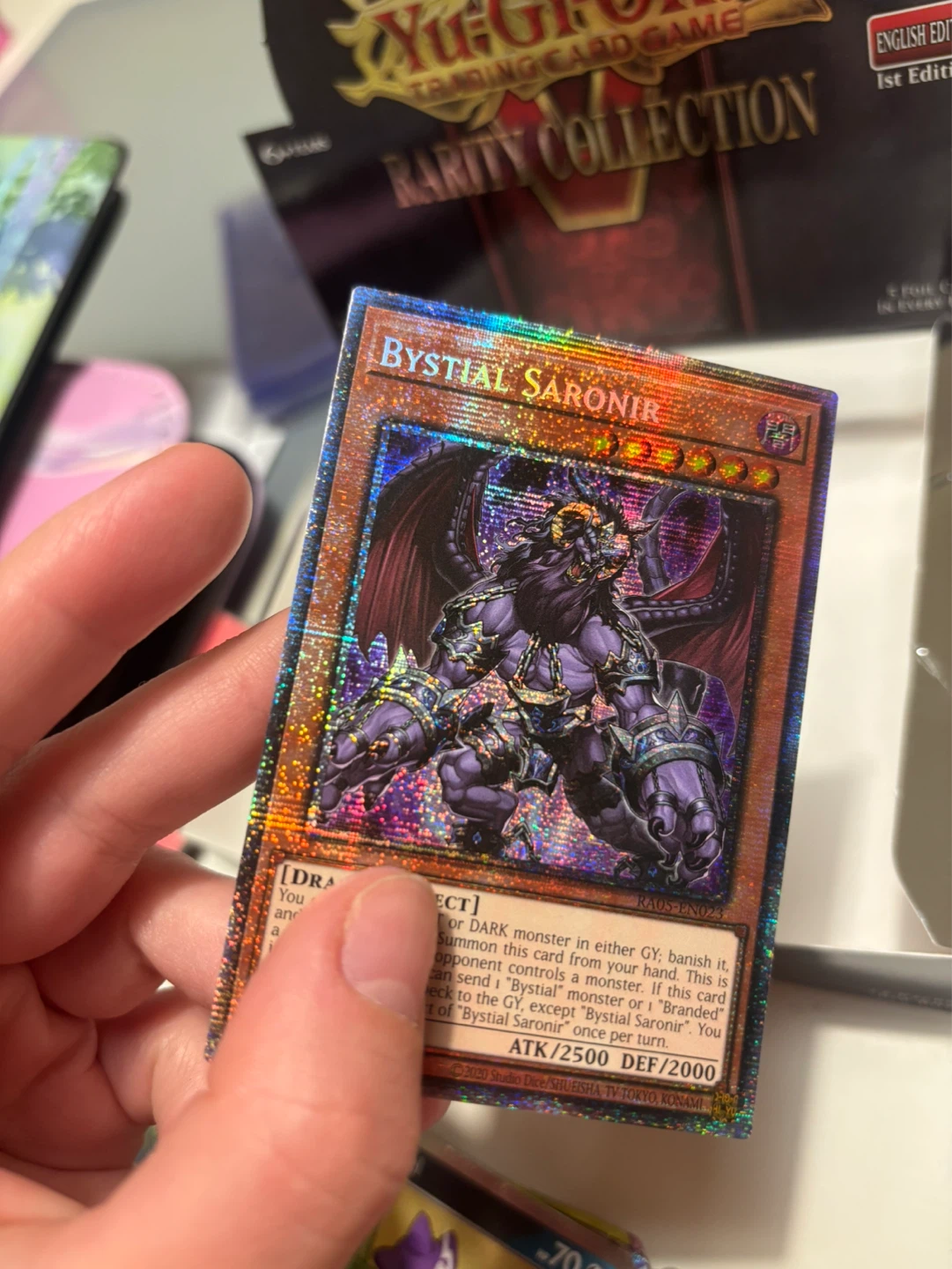 ⚽ Yugioh Bystial Saronir Starlight rare