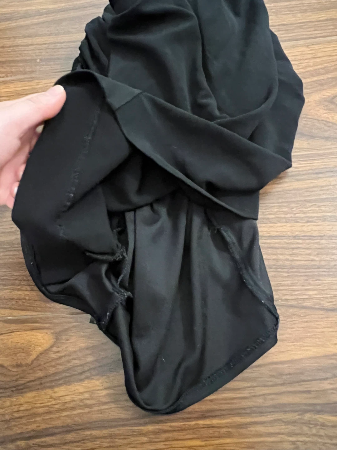 ⚽️ Talula Ruched Black Mini Skirt - photo 4