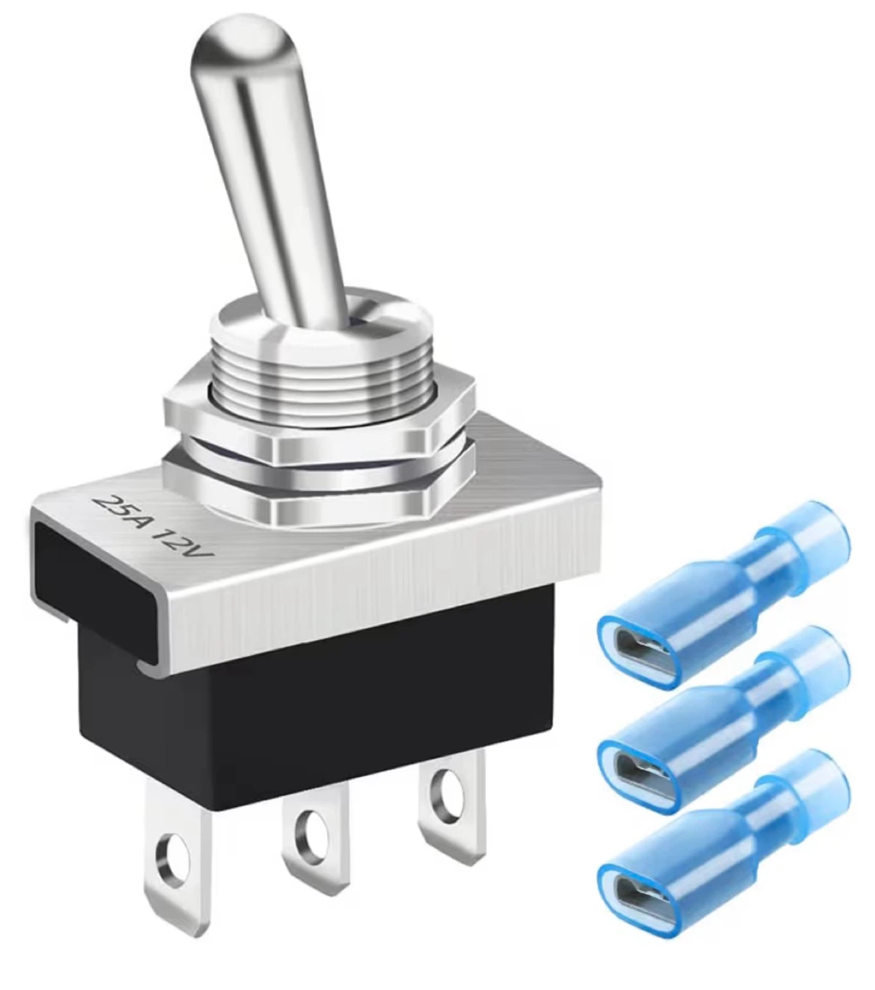 25A 12V Toggle Switch with Terminals