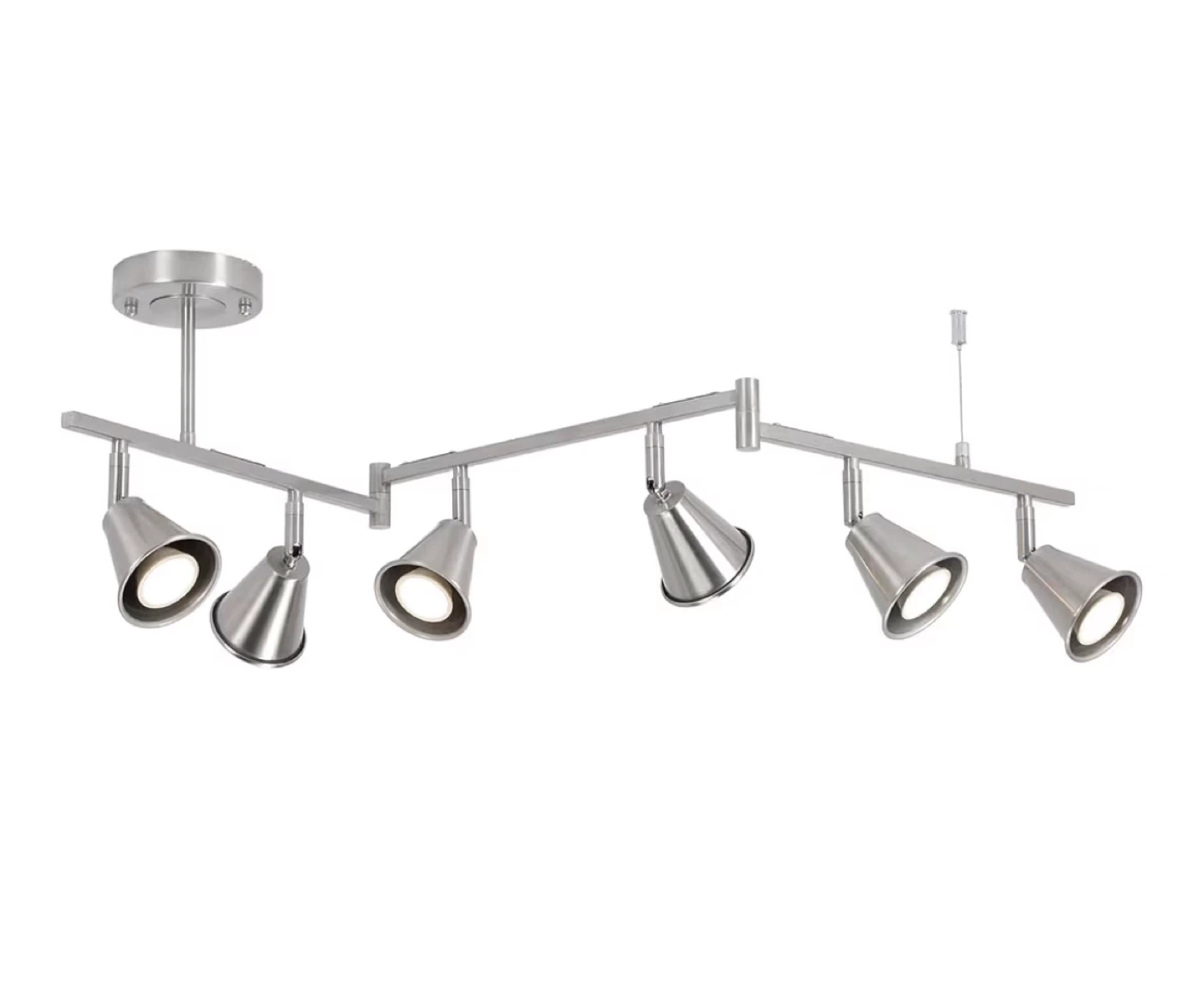 6 Light Track Light Nickel
