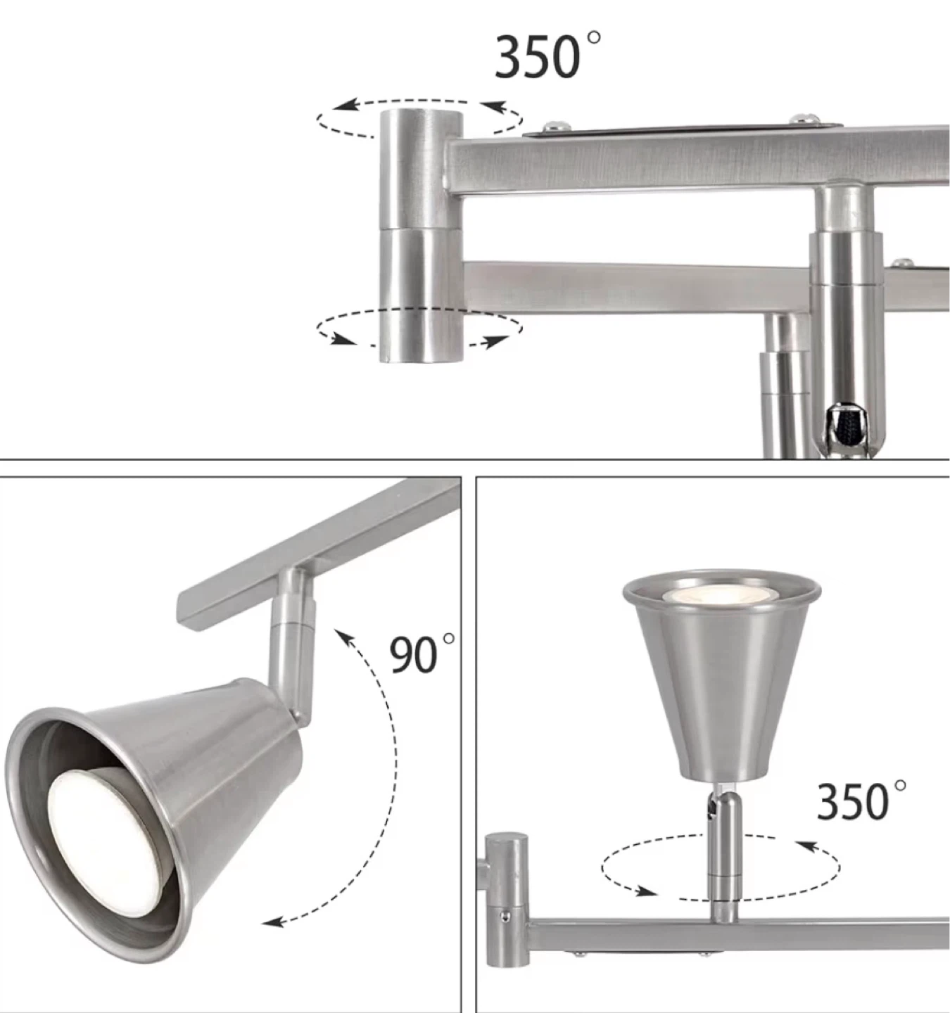 6 Light Track Light Nickel - photo 2