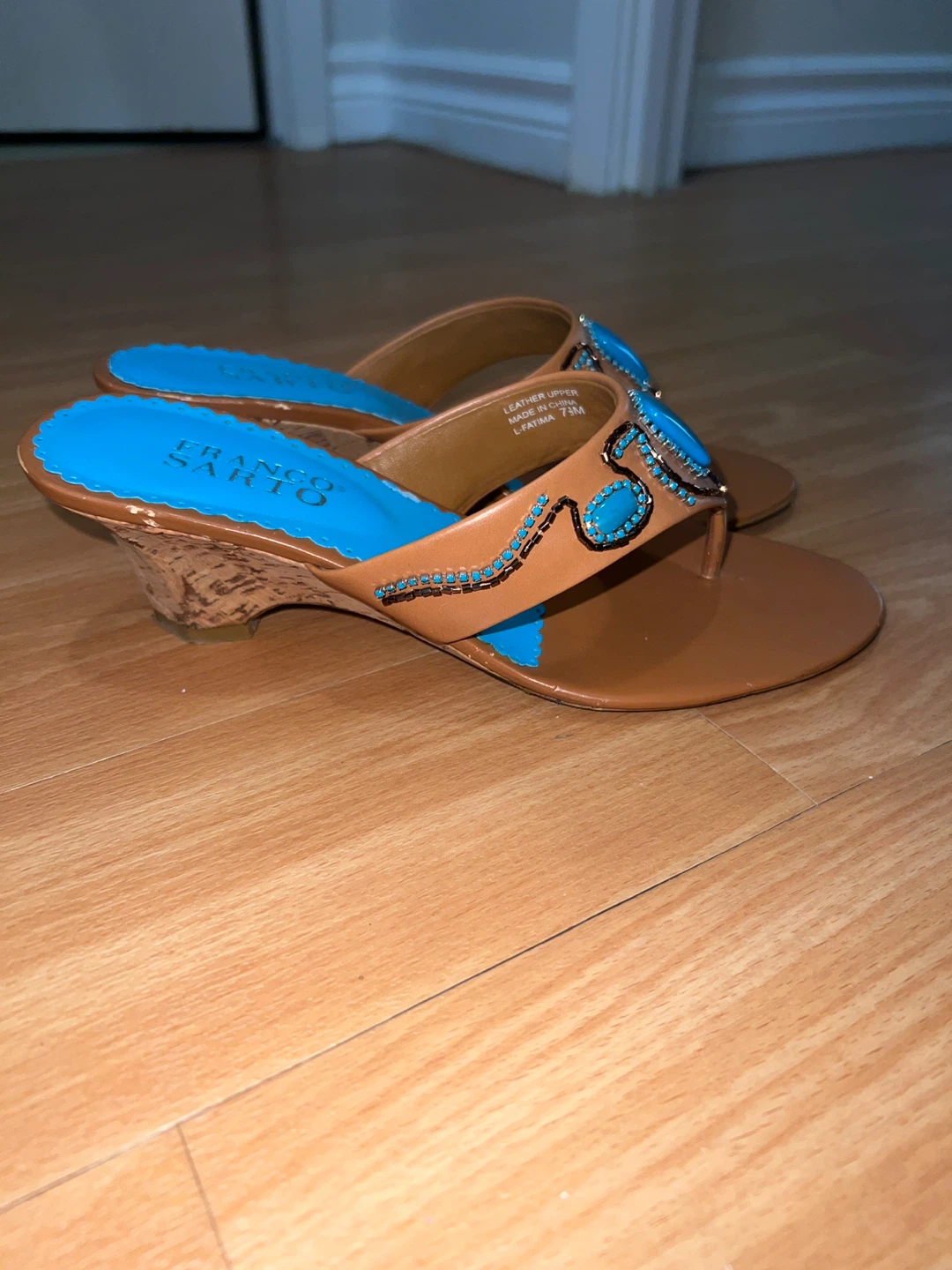 Franco Sarto Wedge Sandals Size 7.5M ⚽ - photo 4