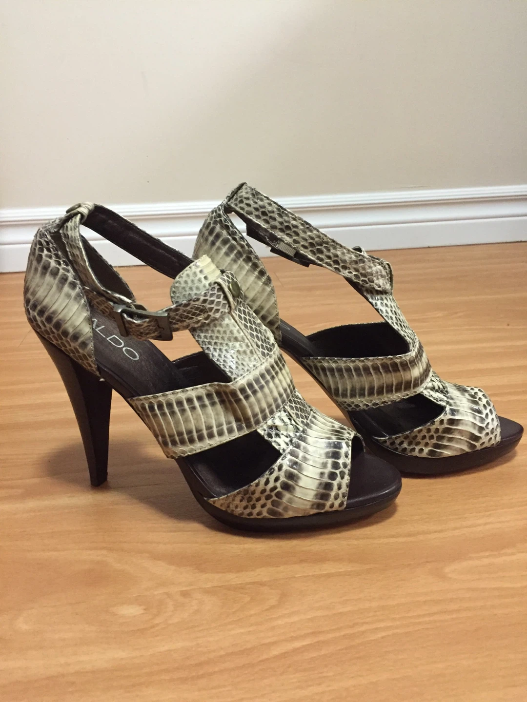 ALDO Snake Print Heels ⚽ - photo 4