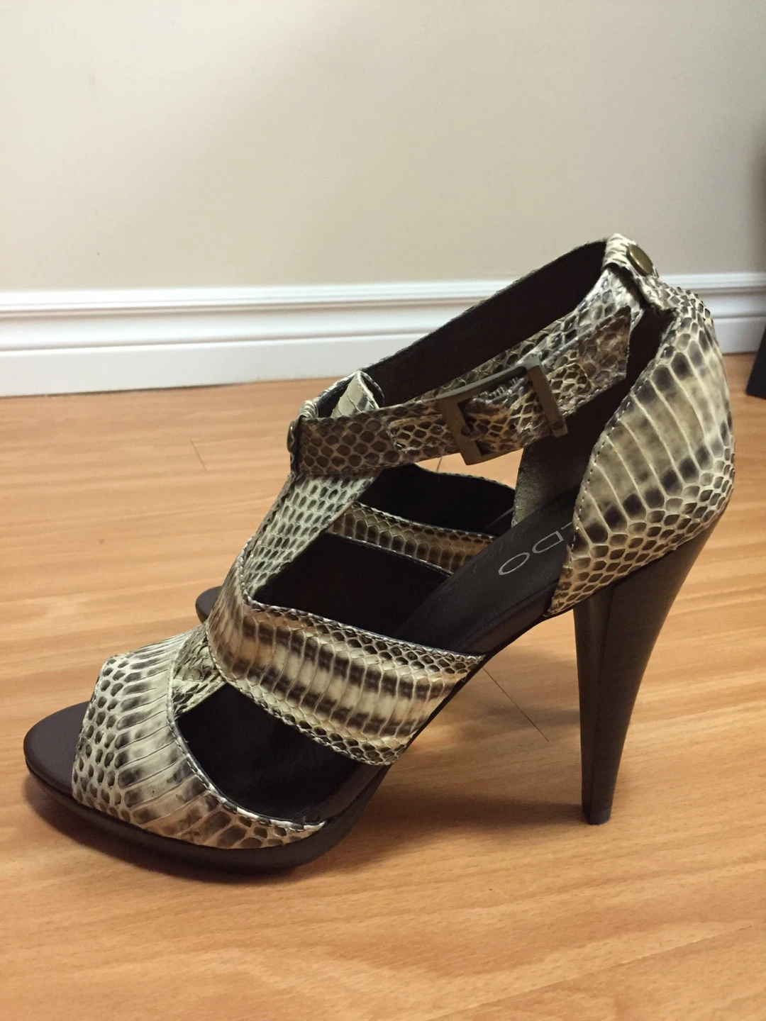 ALDO Snake Print Heels ⚽ - photo 2