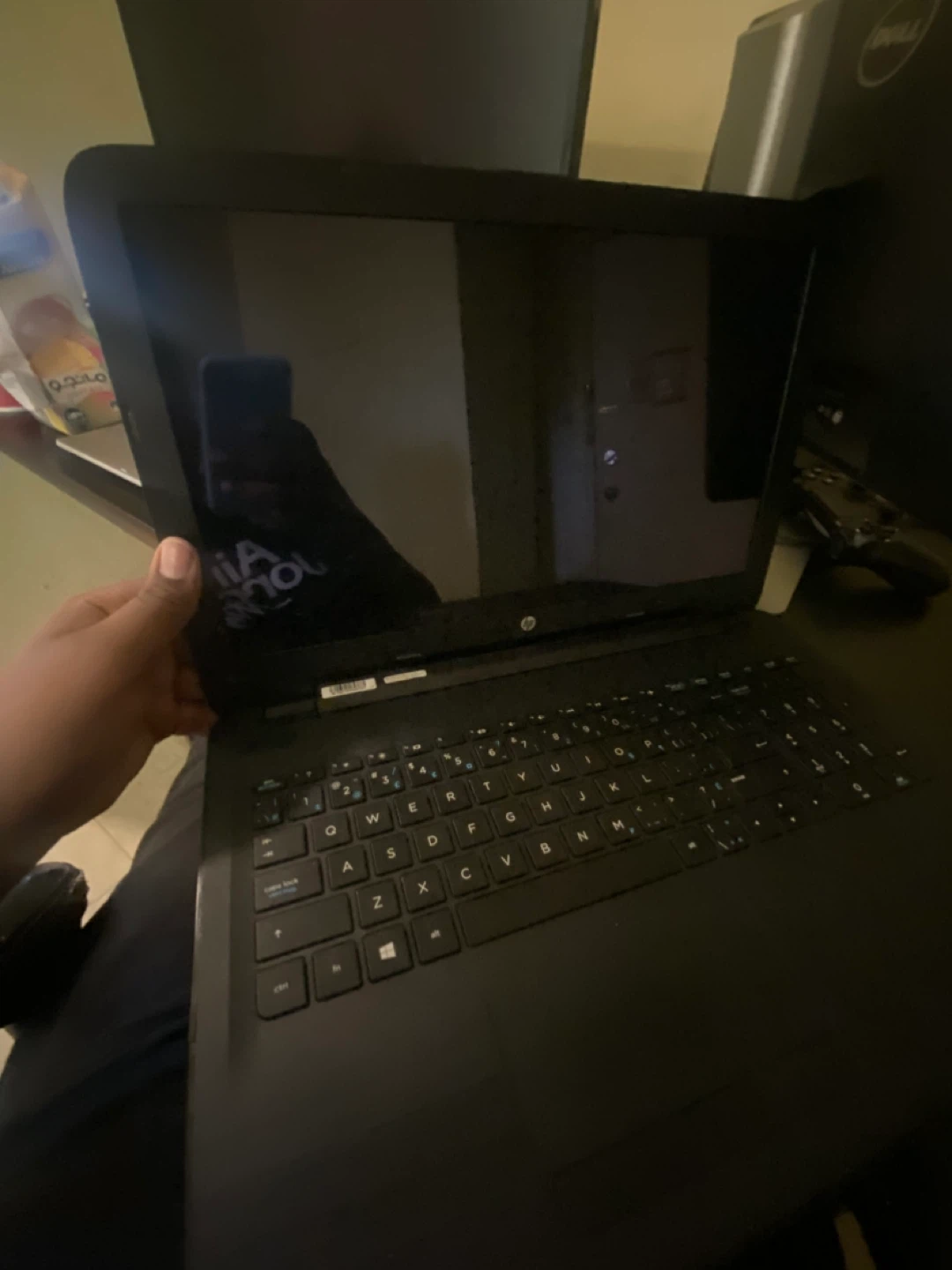 Black HP Laptop