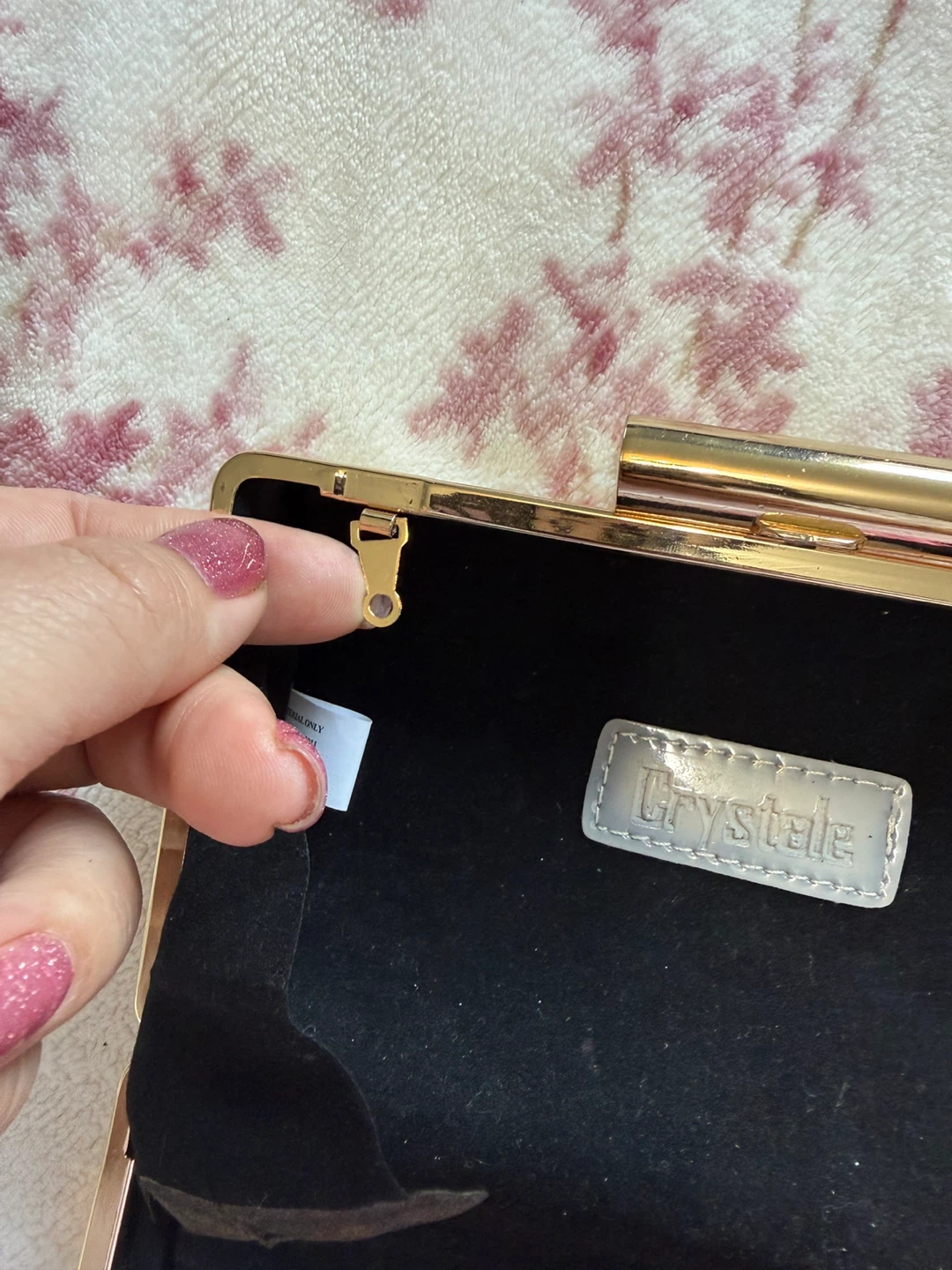 Gold Clutch Purse by Crystale ⚽️ - photo 4