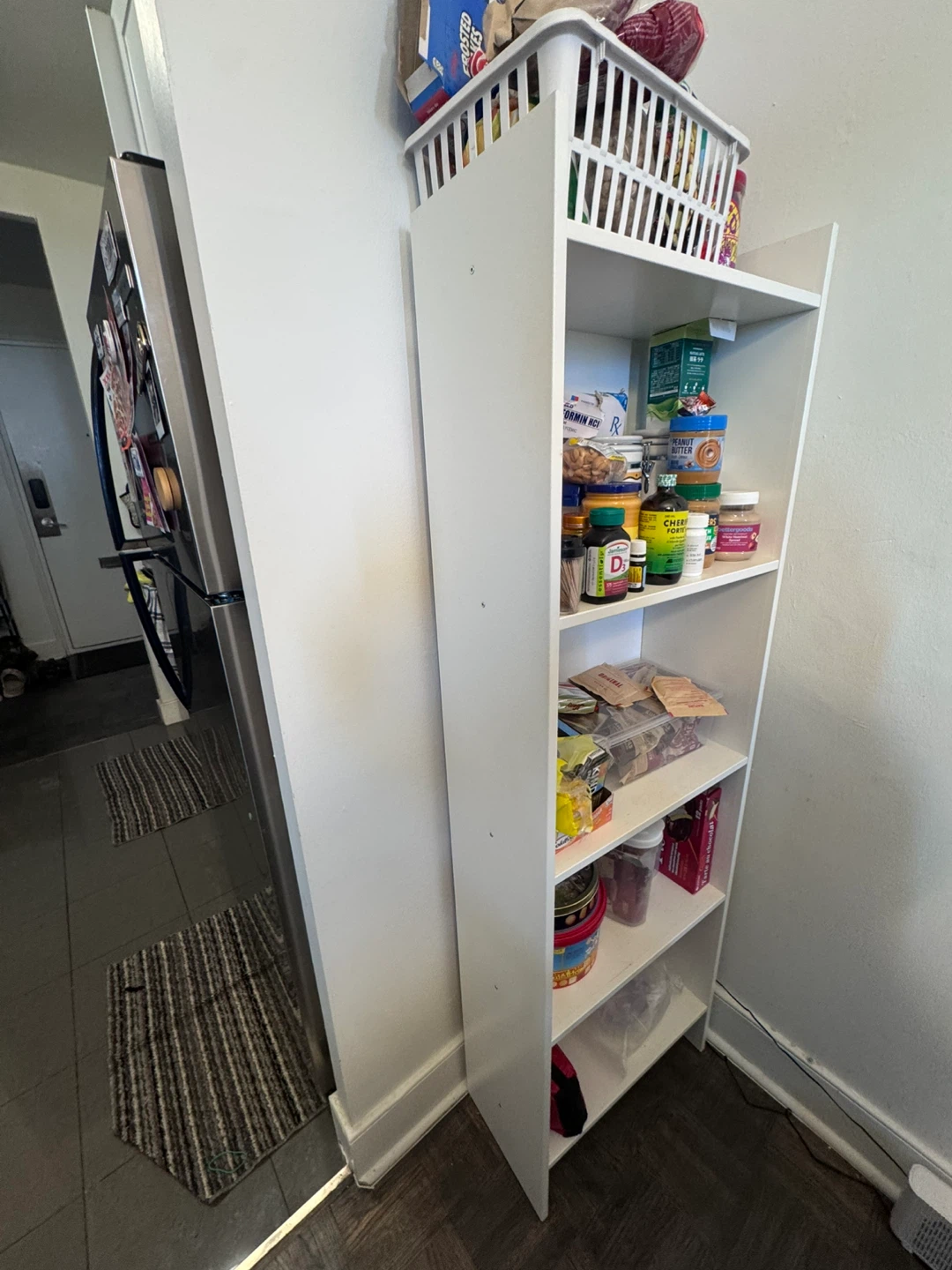 White 5-Shelf Storage Unit - photo 2