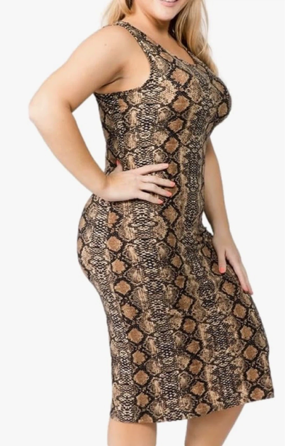 YELETE Snake Print Dress - XL - photo 3