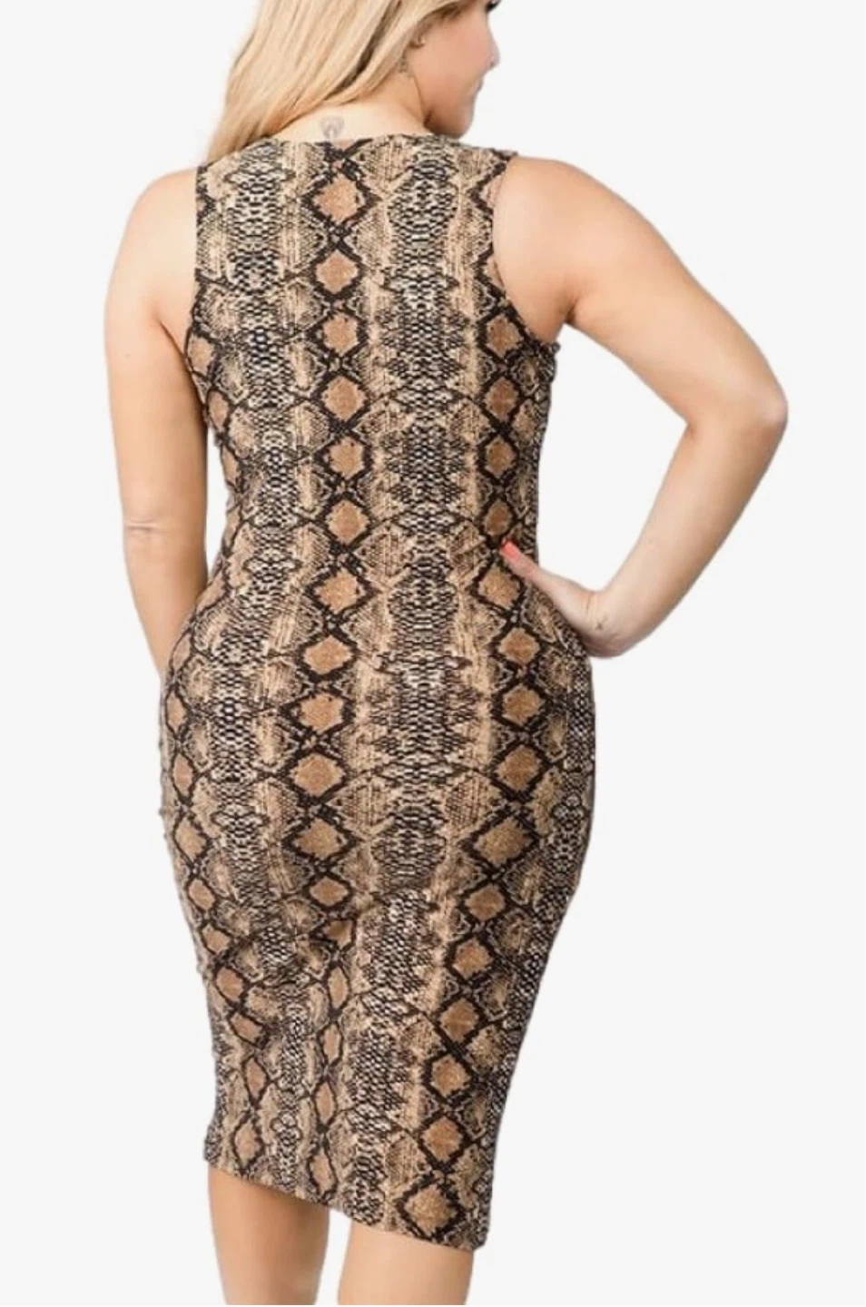 YELETE Snake Print Dress - XL - photo 2