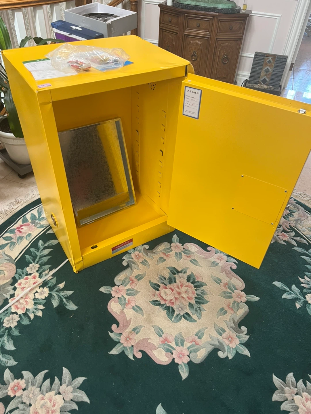 Yellow Flammable Storage Cabinet - photo 3