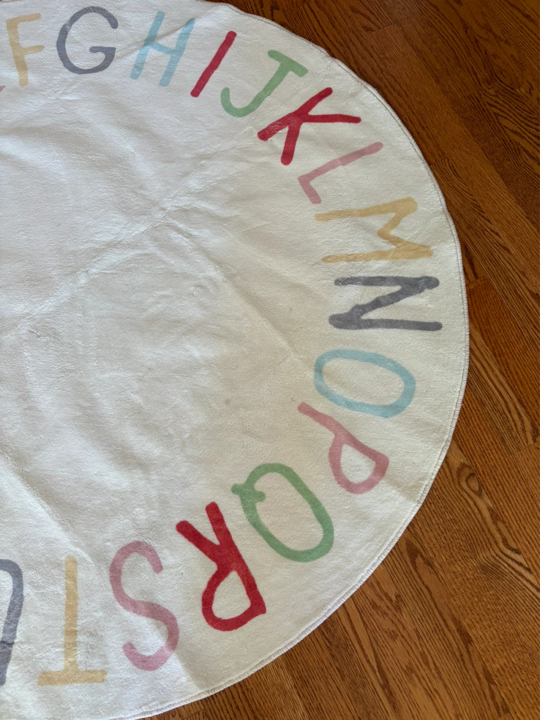 Round Alphabet Area Rug 4ft - photo 4