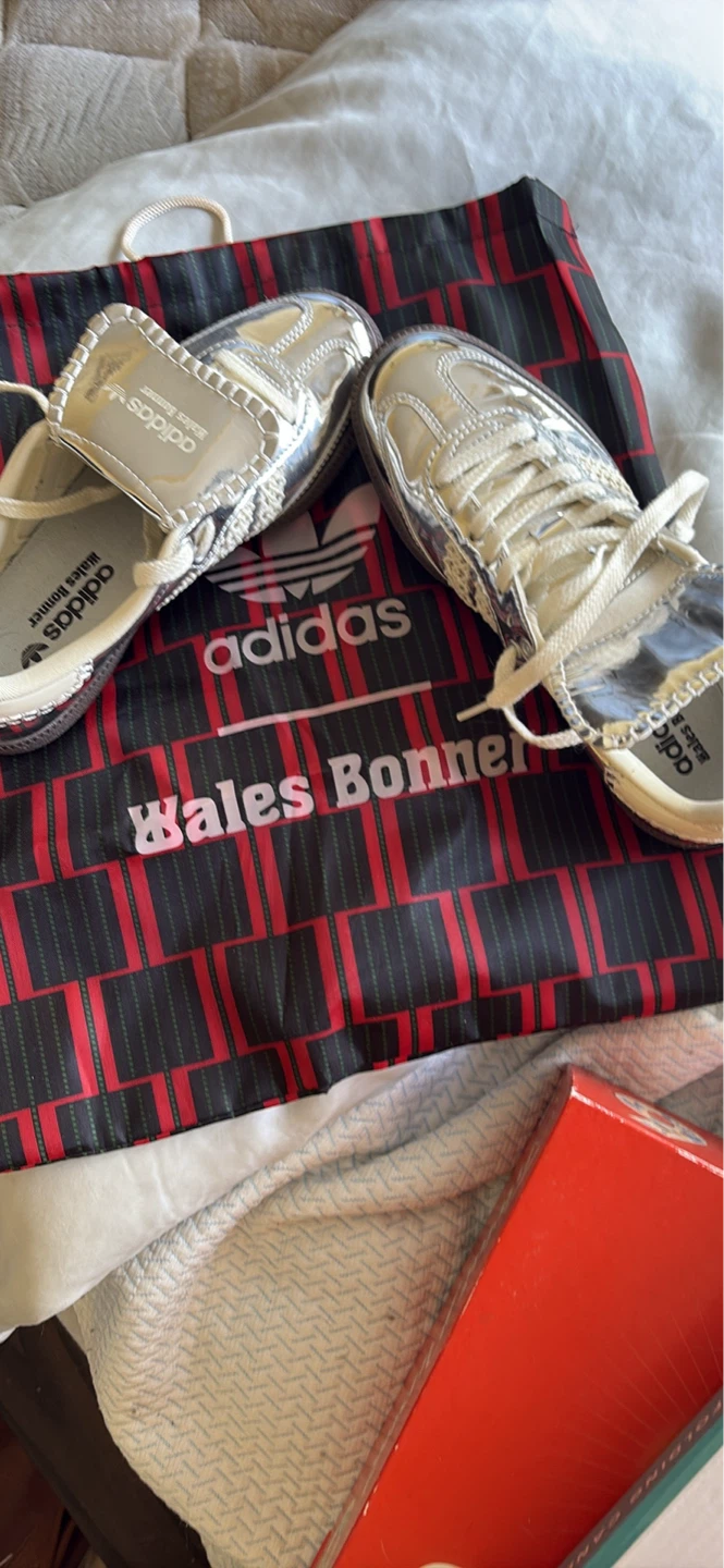 Adidas Samba Wales Bonner Silver Sneakers - photo 2