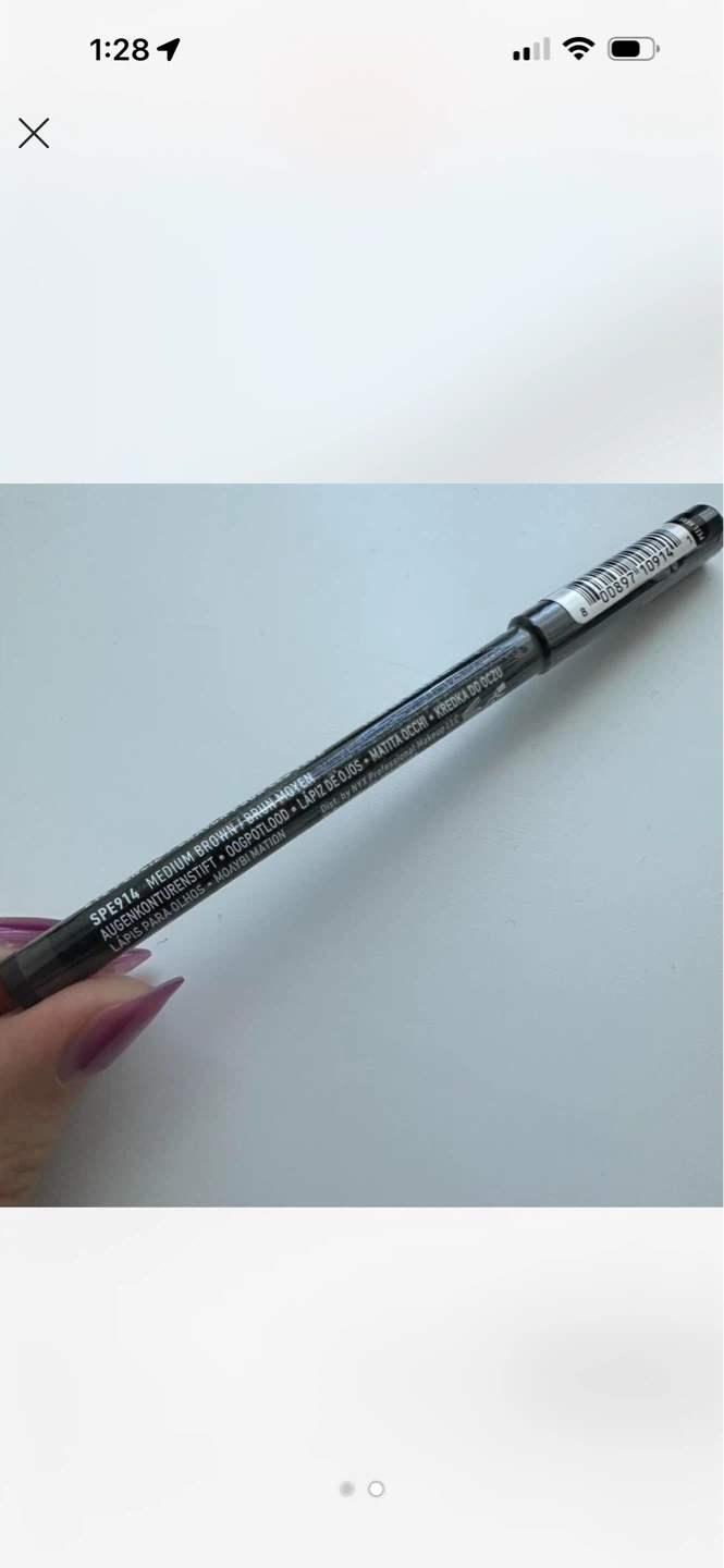 NYX Professional Makeup Eye Pencil - Medium Brown ⚽️ - photo 2