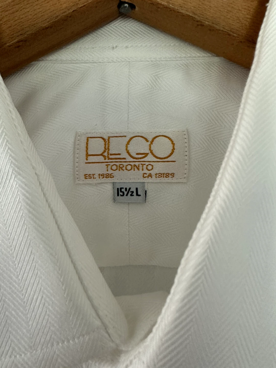REGO Toronto White Dress Shirt with French Cuffs - photo 2