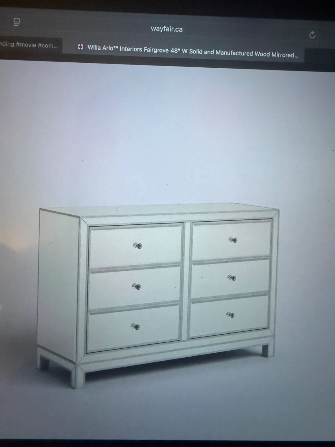 Willa Arlo Interiors Fairgrove Mirrored Dresser