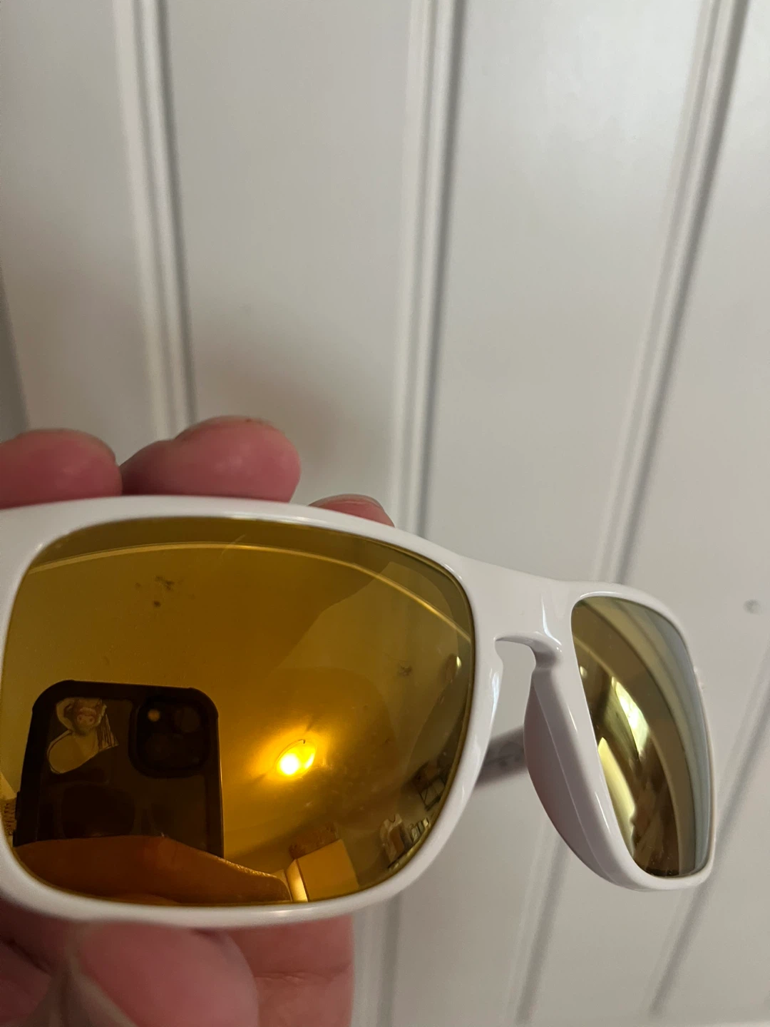 Oakley Sunglasses - White Frame with Gold Lenses - photo 4