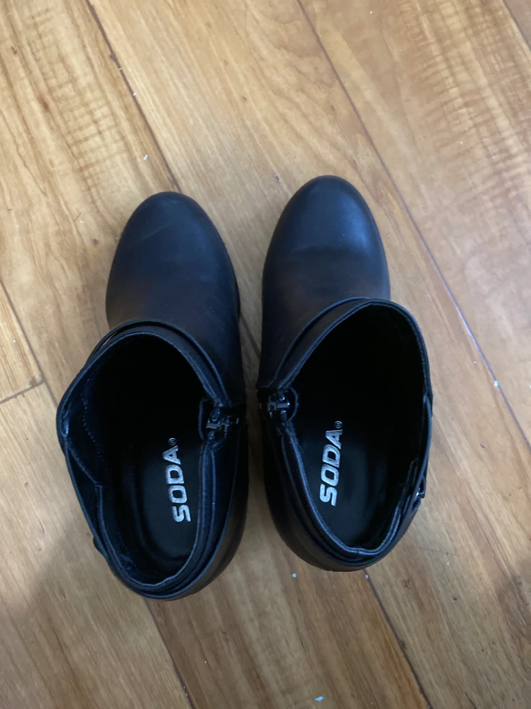 Soda Black Ankle Boots - photo 3