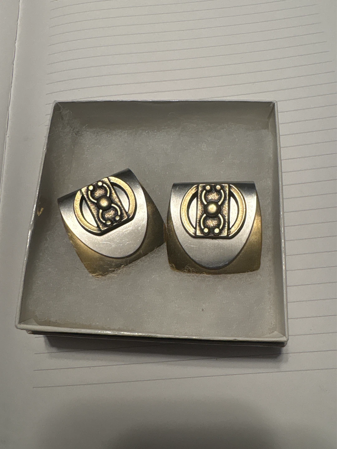 Vintage pierced earrings