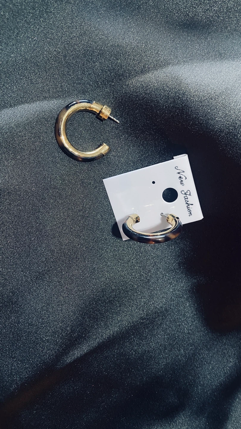 Michael Kors Tortoiseshell Hoop Earrings - photo 4