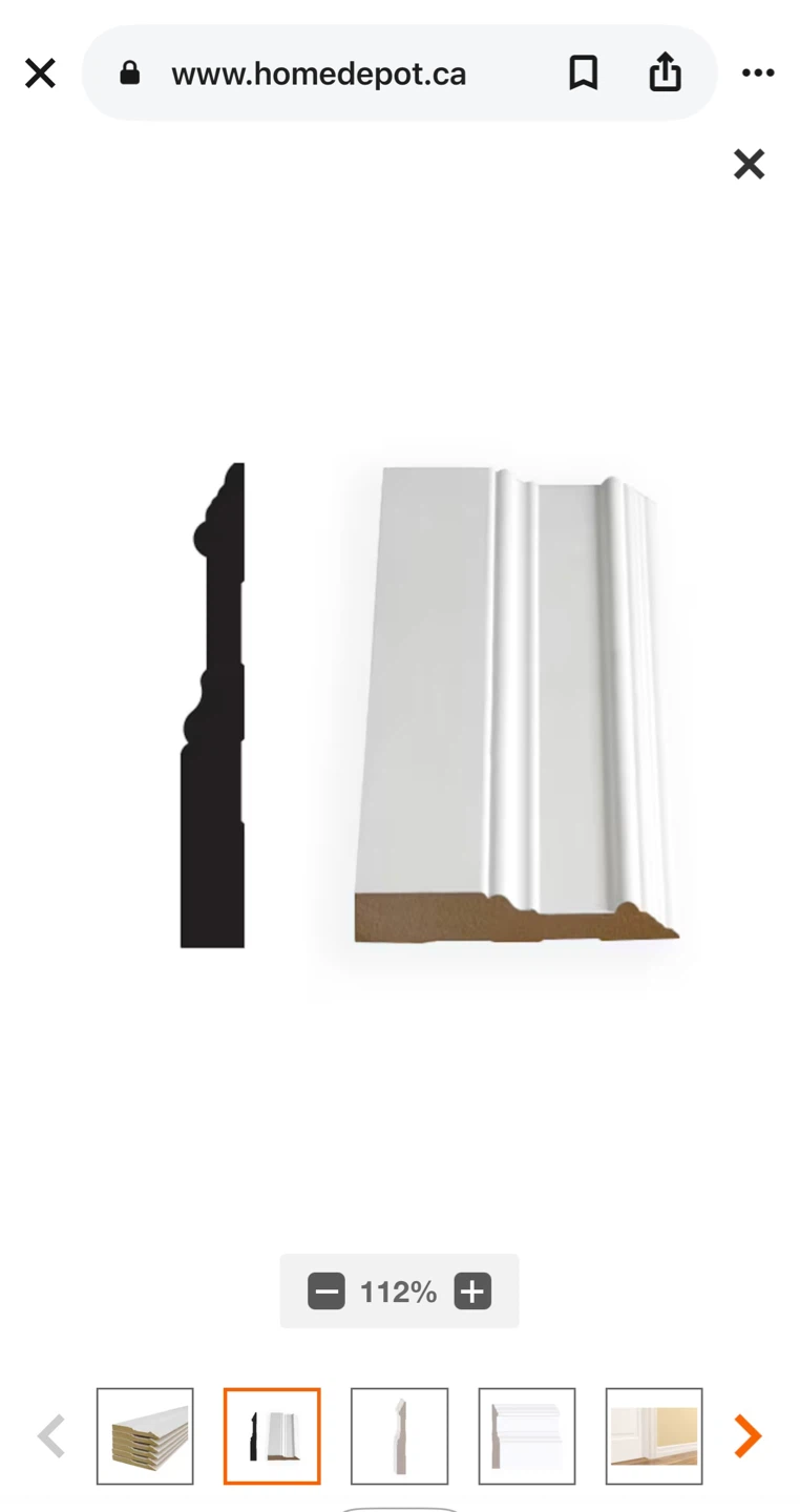 5” MDF baseboards - photo 4