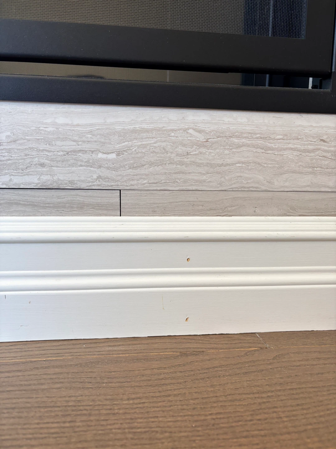 5” MDF baseboards