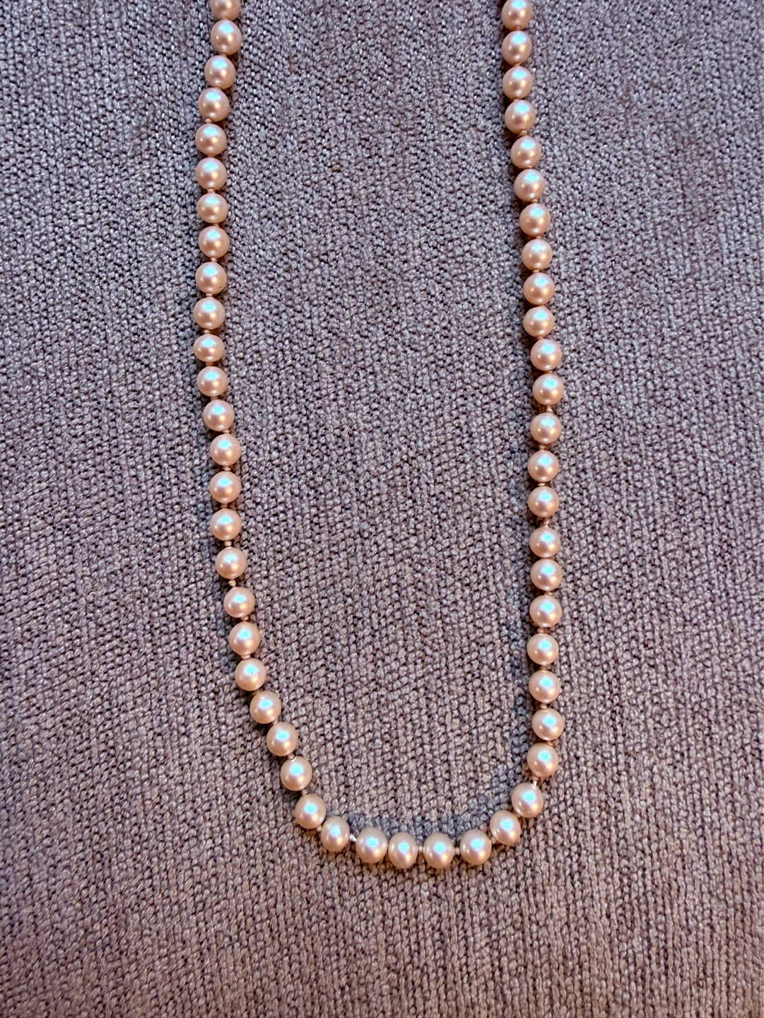 ⚽️Elegant Pearl Necklace with Silver Clasp Reduced price! - photo 3