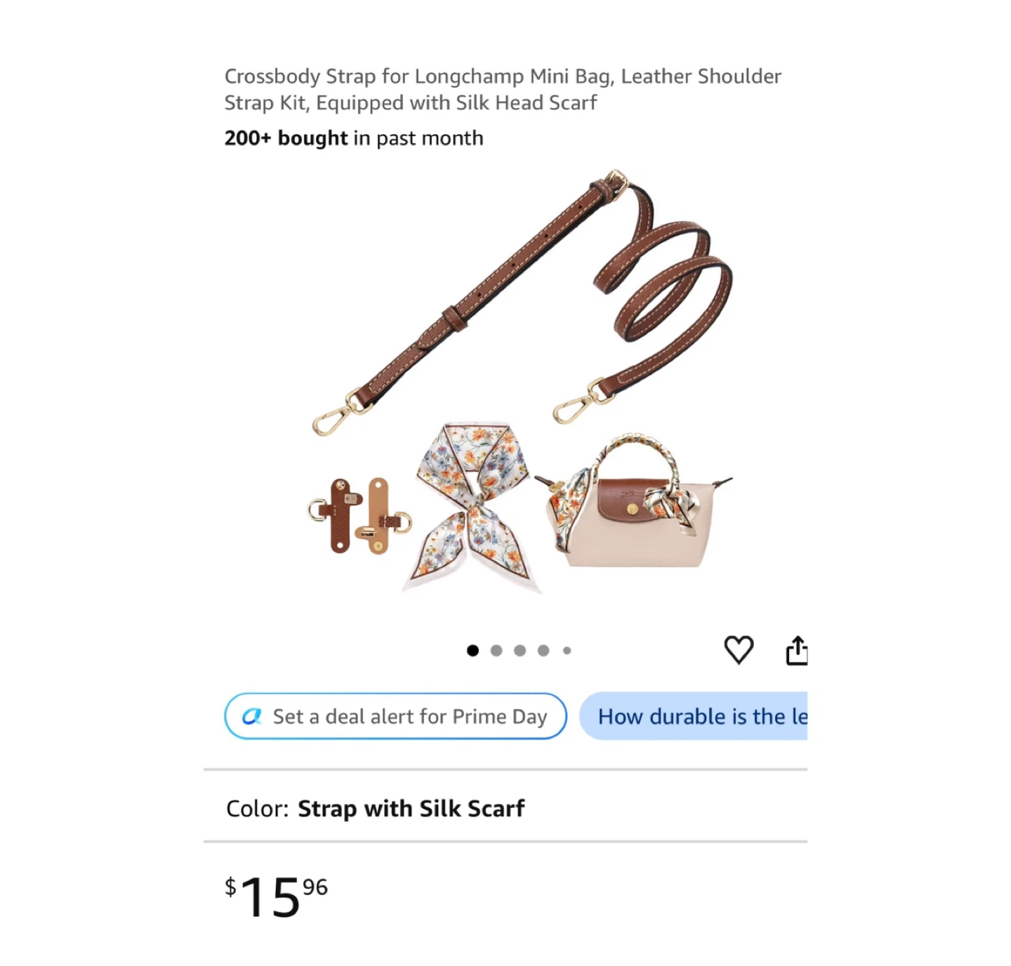 Brand new Crossbody Strap for Longchamp Mini Bag